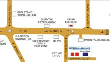 Location of Patteeswarar Paradise Maligai Block - Image 242285