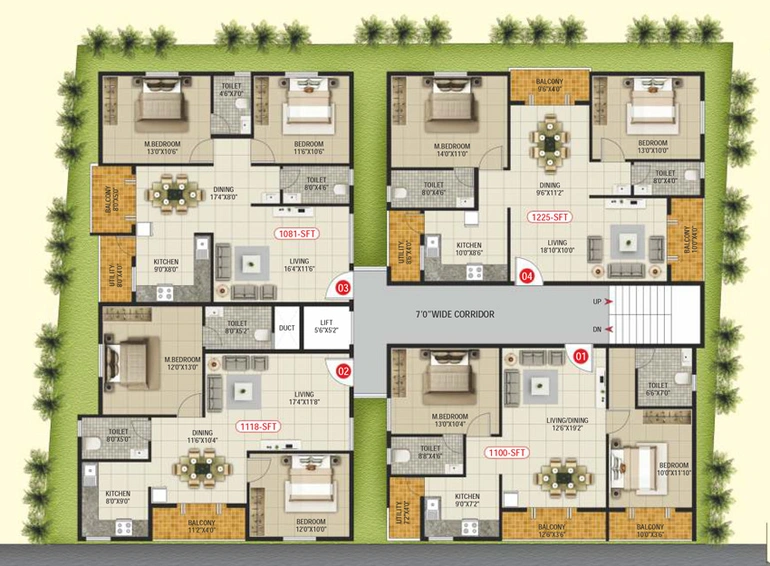 Master Plan of SVP Sri Sai Brindavan in Horamavu, Bangalore - Image 126008