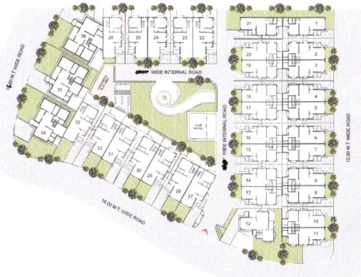 Master Plan of Kavya Ashtvinayak 36 in Sughad, Gandhinagar - Image 128719