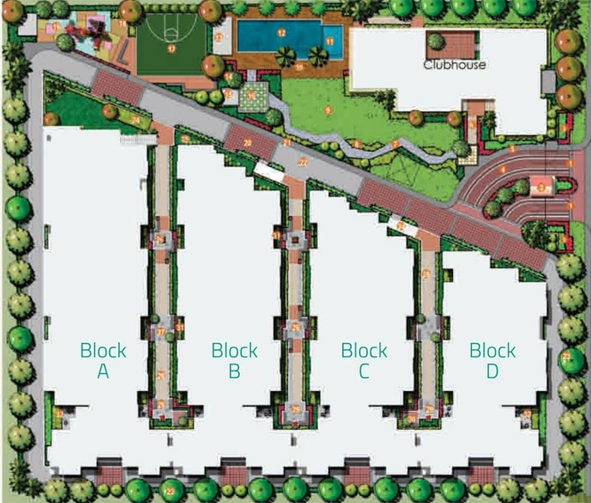 Master Plan of Sipani Jardin in Madivala, Bangalore - Image 126068