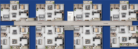 Floor Plan of RR Krish in GV Residency, Coimbatore - Image 237545