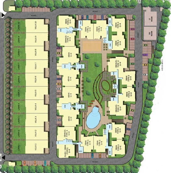 Master Plan of Stellar Sigma Villas in Sigma 4, Greater Noida - Image 233426