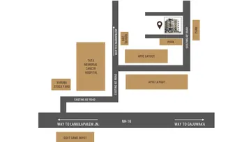 Location of Vaibhava Nirmala Paradise - Image 255185