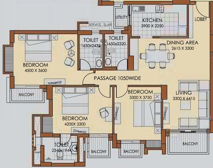 3 BHK Flat in ATS Haciendas in Indirapuram, Ghaziabad - Image 835809