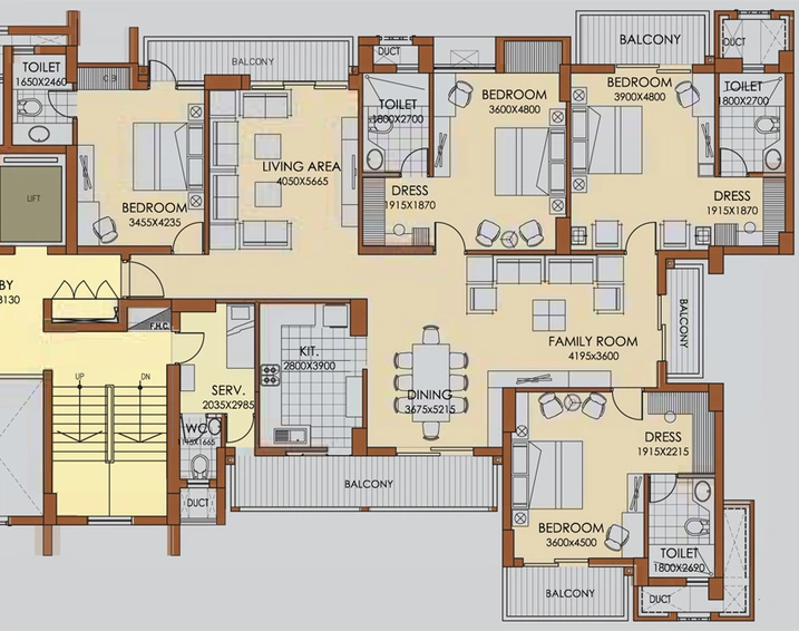 4 BHK Flat in ATS Haciendas in Indirapuram, Ghaziabad - Image 835810