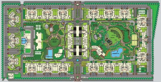 Master Plan of ATS Haciendas in Indirapuram, Ghaziabad - Image 231201