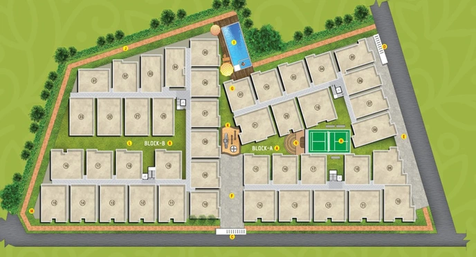 Master Plan of Bhoo Unnathi Vaibhavi in Horamavu, Bangalore - Image 126175