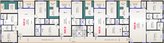 Floor Plan of Dhiyas Rangas in RS Puram, Coimbatore - Image 237900