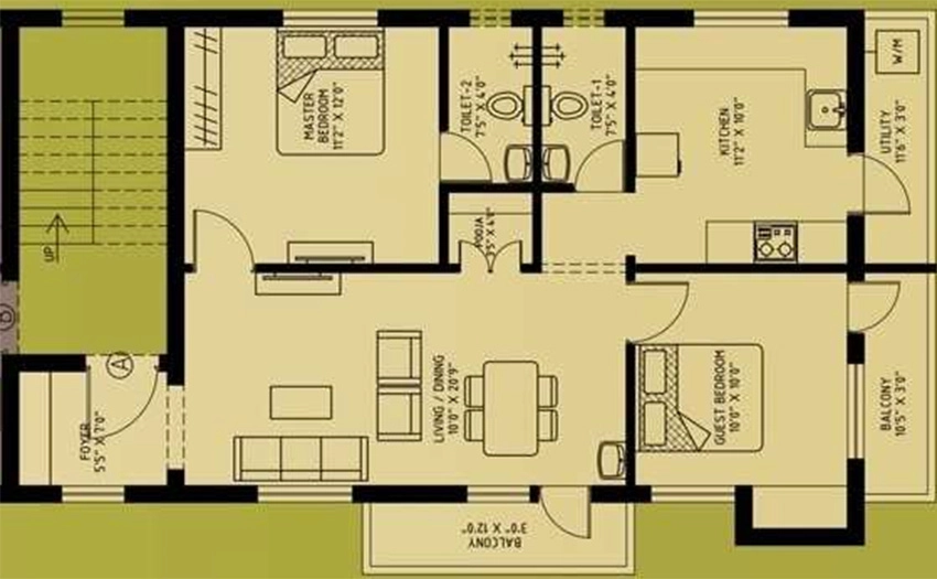 2 BHK Flat in Fairyland Sai Pragathi in Velachery, Chennai - Image 876791