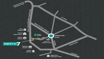 Location of Ridhiraj North 7 - Image 312326
