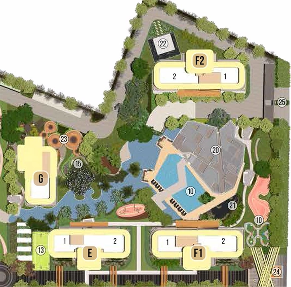 Master Plan of Ivory County Gold in Sector 115, Noida - Image 233806