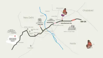 Location of Prateek Grand Begonia - Image 231705