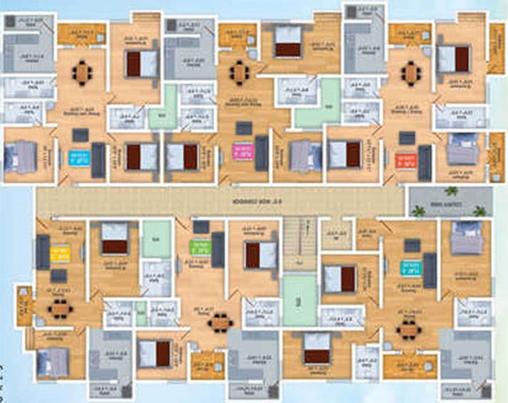 Floor Plan of Noble Brindhavan in Ganapathy, Coimbatore - Image 237215