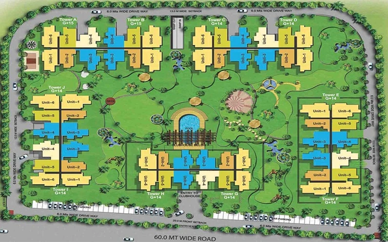Master Plan of Aims Green Avenue in Sector 4, Greater Noida - Image 232358
