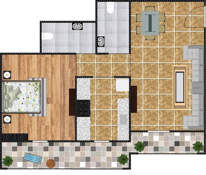 1 BHK Flat in Aims Whitefield in Kandivali West, Mumbai - Image 846984
