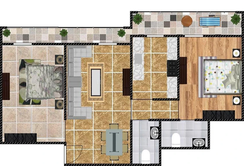 2 BHK Flat in Aims Whitefield in Kandivali West, Mumbai - Image 846985