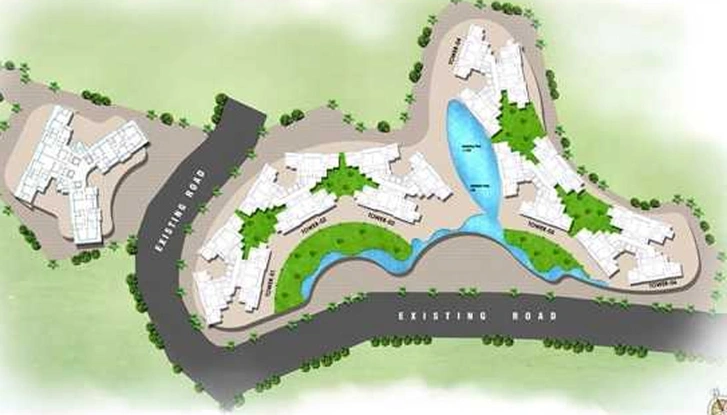 Master Plan of Aims Everglades 1 in Thane West, Thane - Image 230658