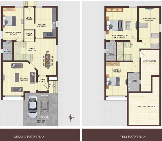 3 BHK House/Villa in Brahmha Bauhinia Villas in Kalapatti, Coimbatore - Image 840693