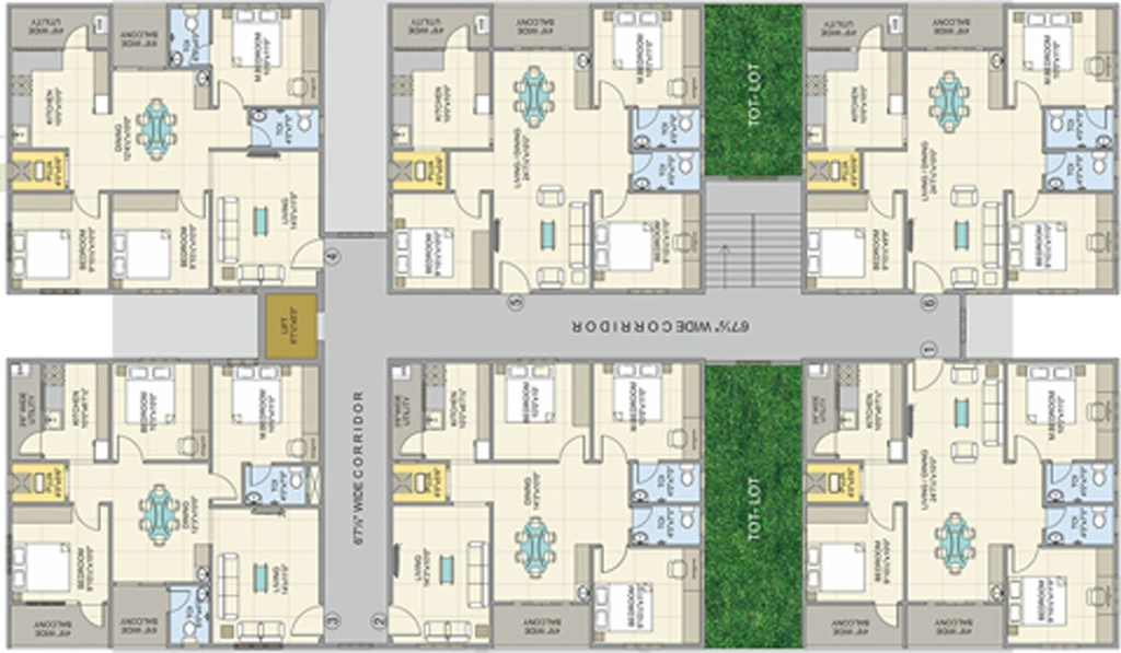 Floor Plan of Burugupalli Arya in Madhurawada, Visakhapatnam - Image 255308
