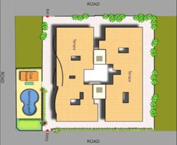 Master Plan of Elysium Gardenia in Krishna Colony, Coimbatore - Image 233597