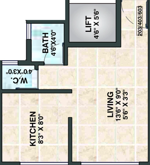 1 RK Flat in Riddhi Siddhi Exotica in Taloja, Navi Mumbai - Image 467166