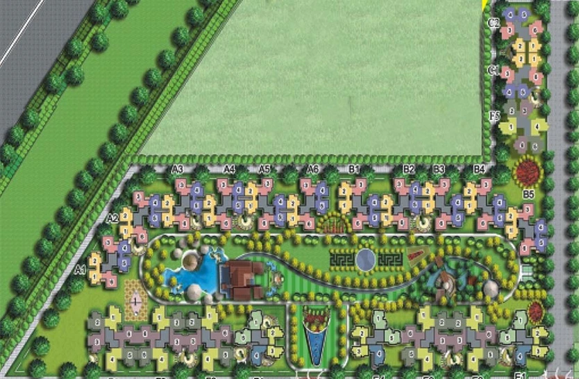 Master Plan of Amrapali Leisure Park in Techzone 4, Greater Noida - Image 232450