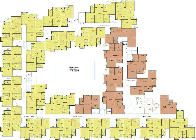 Floor Plan of XS Real Courtyard in Neelambur, Coimbatore - Image 245027