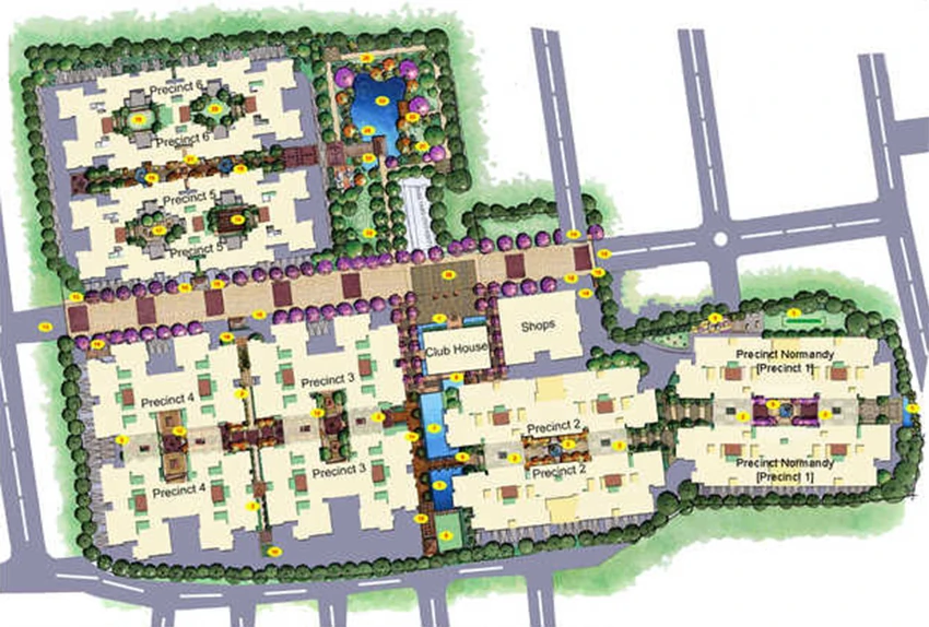 Master Plan of XS Real La Celeste in Mugalivakkam, Chennai - Image 332729
