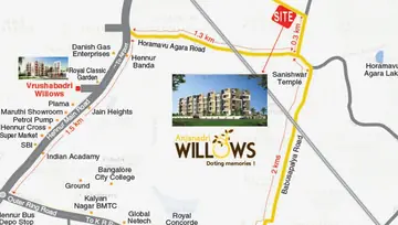 Location of SV Anjanadri Willows - Image 126365