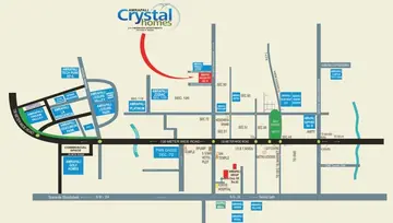 Location of Amrapali Crystal Homes - Image 233738