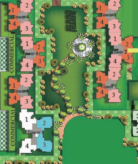 Master Plan of Amrapali Crystal Homes in Sector 76, Noida - Image 233739