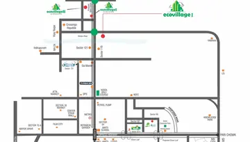 Location of Supertech Eco Village 1 - Image 233057