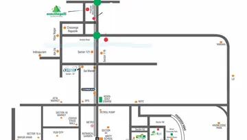 Location of Supertech Eco Village 3 - Image 233077