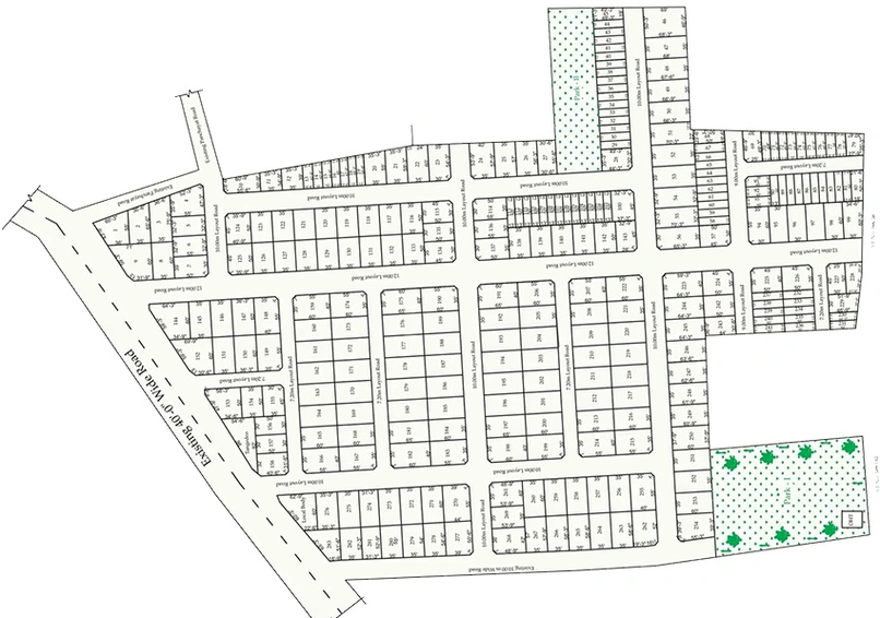 Master Plan of City Royal Castle in Kovilpalayam, Coimbatore - Image 245066