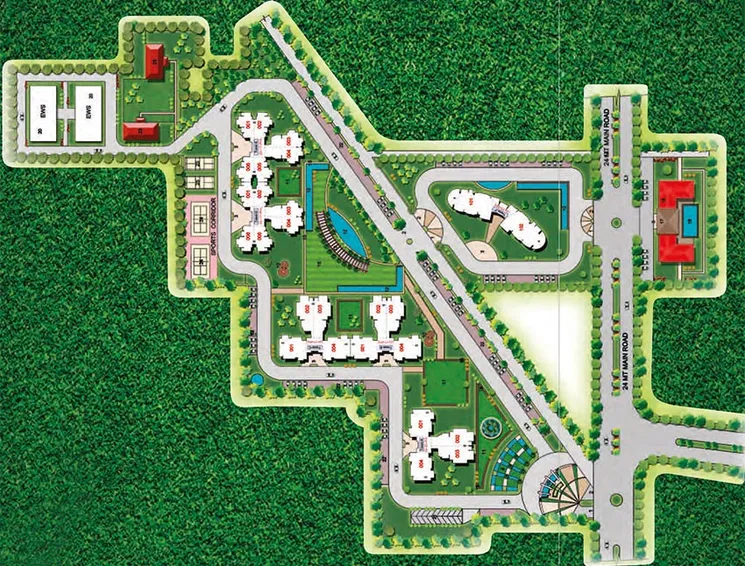 Master Plan of Supertech Araville in Sector 79, Gurgaon - Image 238284