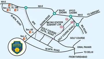 Location of Supertech Officers Enclave - Image 238291