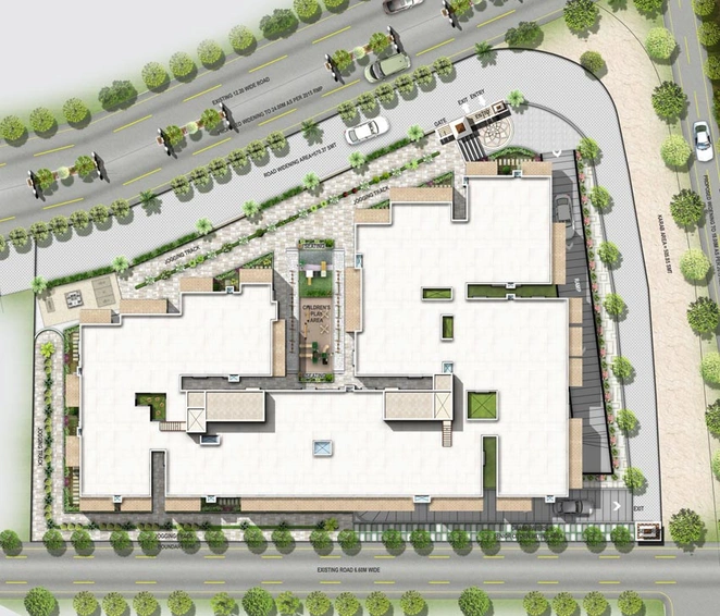 Master Plan of Maitheri Shilpitha Royal Oak in Krishnarajapuram, Bangalore - Image 126387