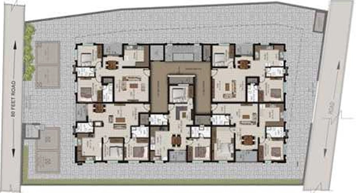 Master Plan of Nivasan Bliss in Vilankurichi, Coimbatore - Image 234463