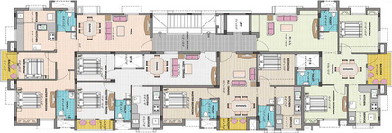 Floor Plan of Nivasan Blue Haven 2 in Kalapatti, Coimbatore - Image 234477