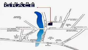Location of Ajnara Grace - Image 231154
