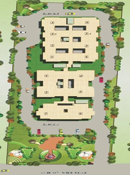 Master Plan of Ajnara Grace in Raj Nagar Extension, Ghaziabad - Image 231155