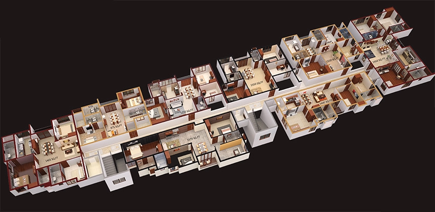 Floor Plan of Shrusti Vedanshi in Velachery, Chennai - Image 332681