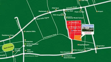 Location of Sakthi Towers - Image 242686