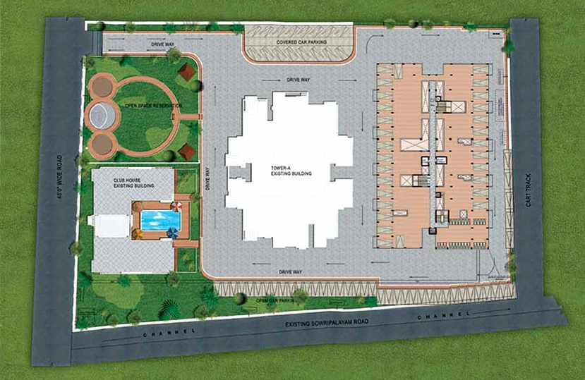 Master Plan of Sakthi Towers in GV Residency, Coimbatore - Image 242688