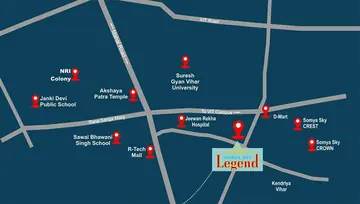 Location of Somya Sky Legend - Image 266381