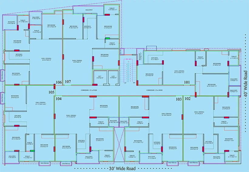Master Plan of Parth Sky in Jagatpura, Jaipur - Image 264882