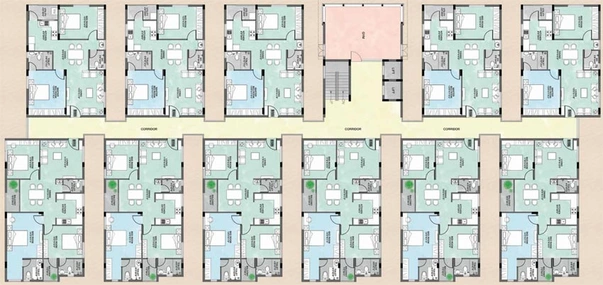 Floor Plan of Voora Westside in Ramapuram, Chennai - Image 126425