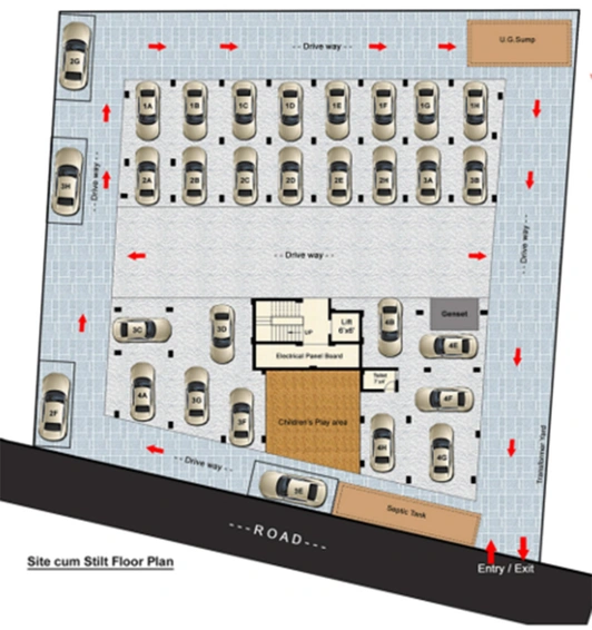 Master Plan of Stepstone Akash in Thiruvallur, Chennai - Image 280282