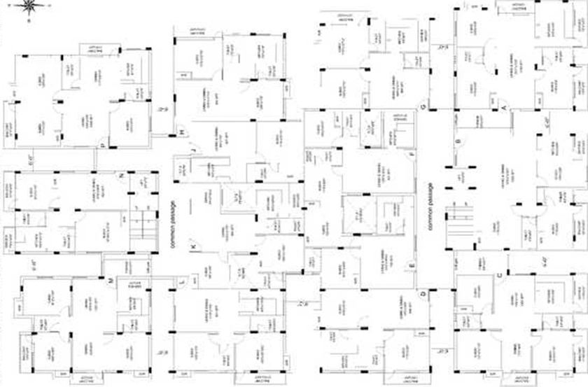 Floor Plan of Stepstone Srinaths in Vandalur, Chennai - Image 280307
