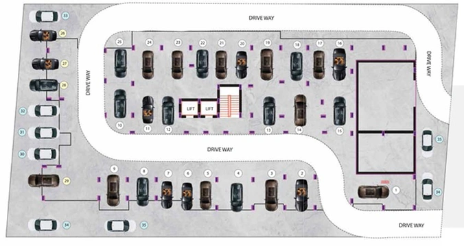 Master Plan of GP Valencia Ruby in Ayanambakkam, Chennai - Image 126441